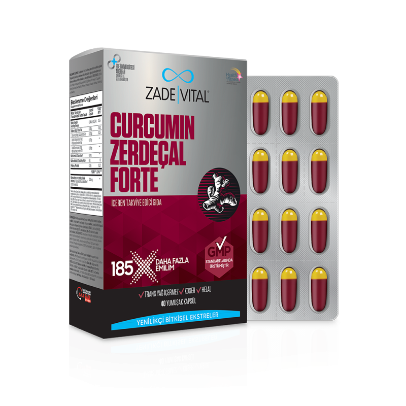 ZADE VITAL CURCUMIN ZERDEÇAL FORTE Zadevital